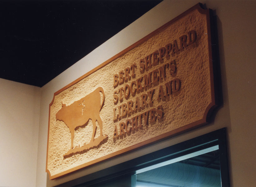 Stockmen's Memorial Foundation (CNC Routed and Sandblasted Sign)