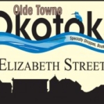 Elizabeth Street Sign, Town of Okotoks