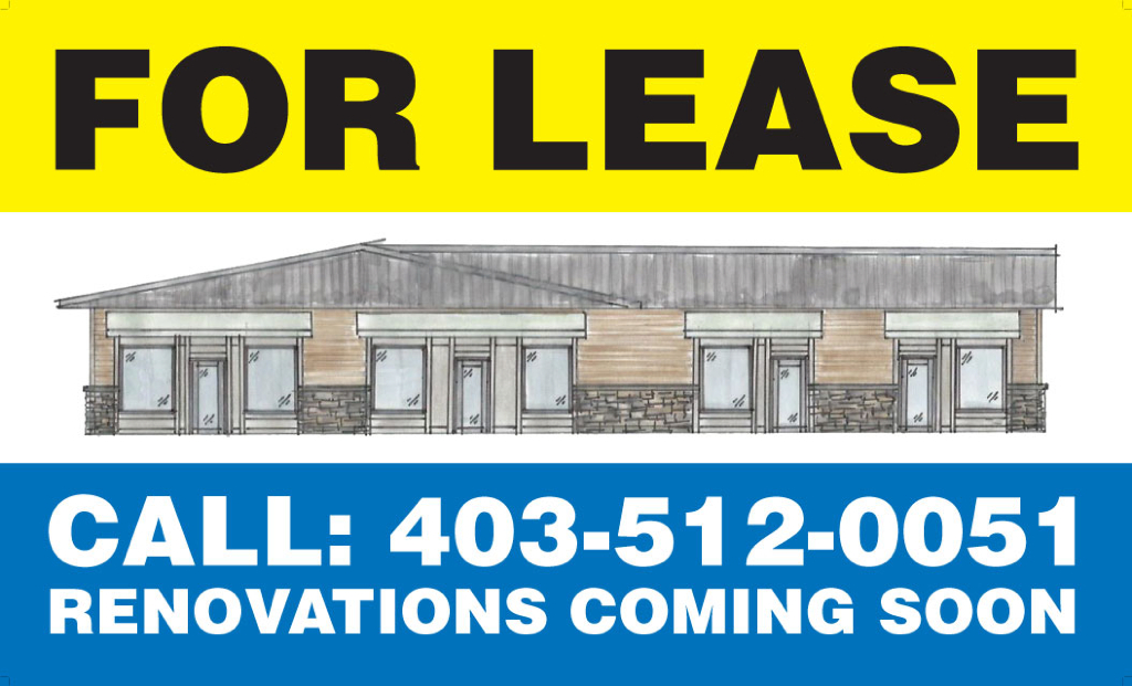 Real Estate For Lease Sign - Fernie