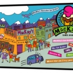 Mackay's Ice Cream website - Based on the original artwork of Dean Stanton