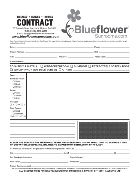 Blueflower 3 part NCR