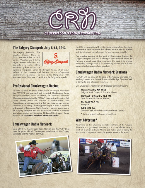 CRN Promotional Package 2012