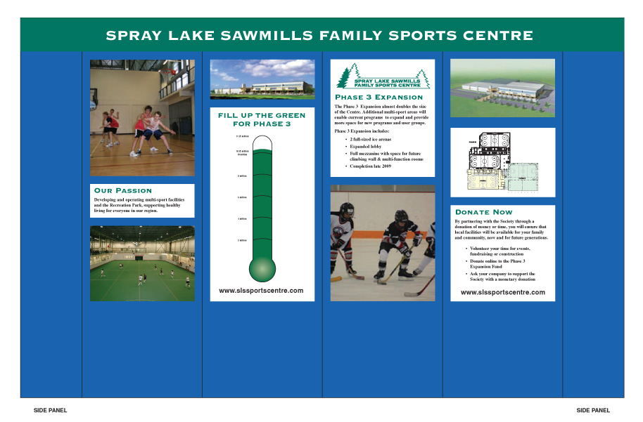 Spray Lake Sawmills Family Sports Centre Booth