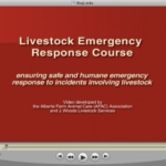 AFAC Livestock Emergency Response Course (DVD and Video Footage/Production)