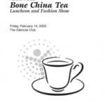 Bone China Tea Program and Menu