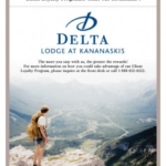 Delta Lodge at Kananaskis Customer Referral