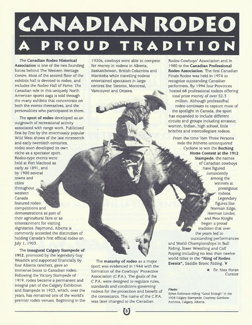The Western Heritage Centre (54 issues - scanned from hard copy)
